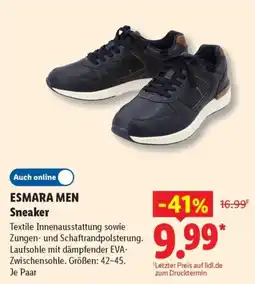 Lidl ESMARA MEN Sneaker Angebot