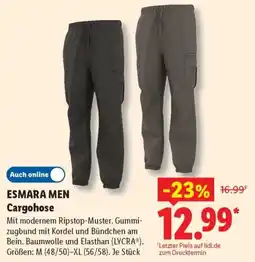 Lidl ESMARA MEN Cargohose Angebot