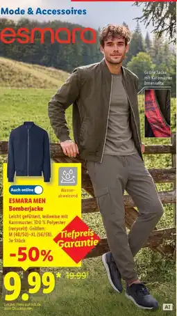 Lidl ESMARA MEN Bomberjacke Angebot