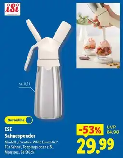 Lidl ISI Sahnespender Angebot