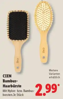 Lidl CIEN Bambus-Haarbrüste Angebot