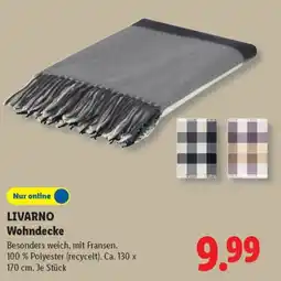 Lidl LIVARNO Wohndecke Angebot