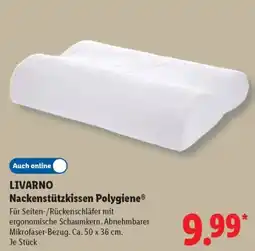 Lidl LIVARNO Nackenstützkissen Polygiene® Angebot