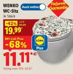 Lidl WENKO WC-Sitz Angebot