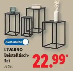 Lidl LIVARNO Beistelltisch-Set Angebot
