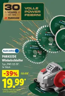 Lidl PARKSIDE Winkelschleifer Angebot