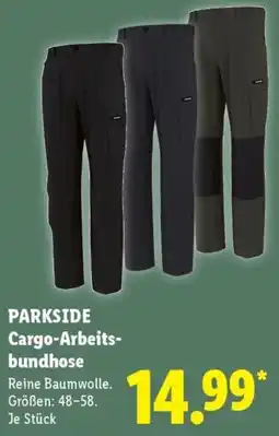 Lidl PARKSIDE Cargo-Arbeitsbundhose Angebot