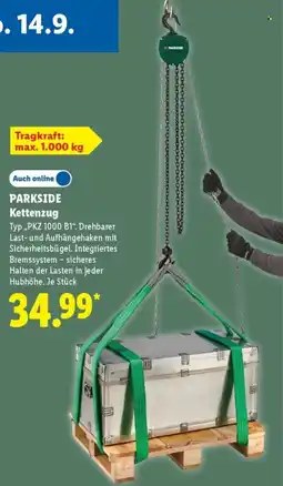 Lidl PARKSIDE Kettenzug Angebot