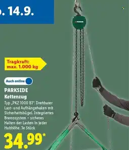 Lidl PARKSIDE Kettenzug Angebot