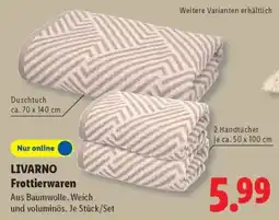 Lidl LIVARNO Frottierwaren Angebot