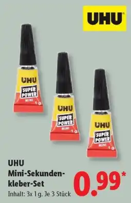 Lidl UHU Mini-Sekundenkleber-Set Angebot