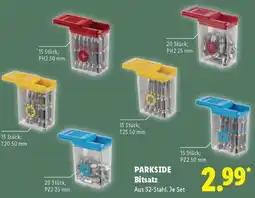 Lidl PARKSIDE Bitsatz Angebot