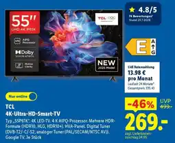 Lidl TCL 4K-Ultra-HD-Smart-TV Angebot