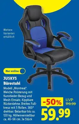 Lidl JUSKYS Bürostuhl Angebot