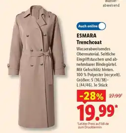 Lidl ESMARA Trenchcoat Angebot