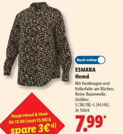 Lidl ESMARA Hemd Angebot