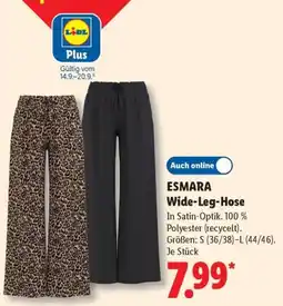 Lidl ESMARA Wide-Leg-Hose Angebot
