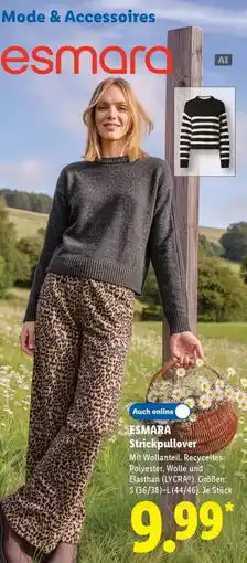 Lidl ESMARA Strickpullover Angebot