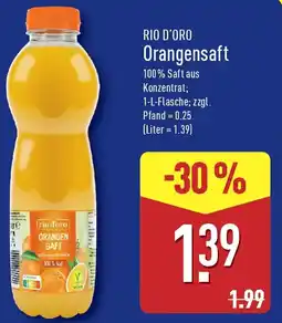 Aldi Nord RIO D'ORO Orangensaft Angebot