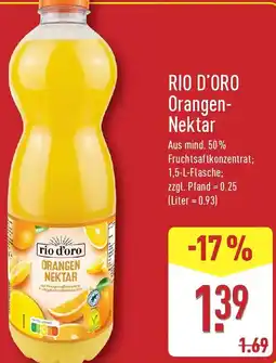 Aldi Nord RIO D'ORO Orangen-Nektar Angebot