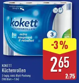 Aldi Nord kokett Küchenrollen Angebot