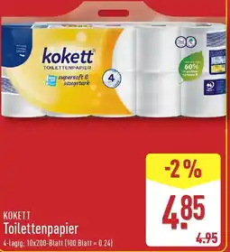 Aldi Nord KOKETT Toilettenpapier Angebot