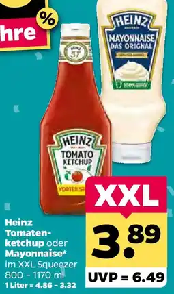 Netto Heinz Tomatenketchup oder Mayonnaise Angebot