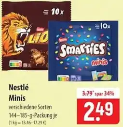 Famila Nord Ost Nestlé Minis Angebot