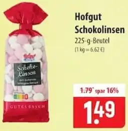 Famila Nord Ost Hofgut Schokolinsen Angebot
