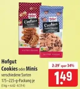 Famila Nord Ost Hofgut Cookies oder Minis Angebot