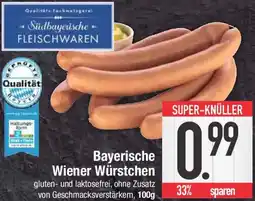 E-Center Bayerische Wiener Würstchen Angebot