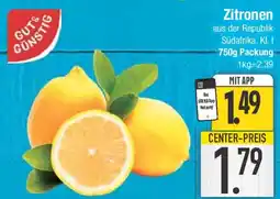 E-Center Zitronen Angebot
