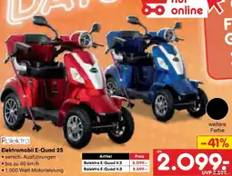 Netto Marken-Discount Rolektro Elektromobil E-Quad 25 Angebot
