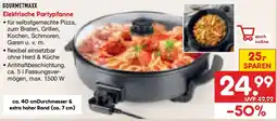 Netto Marken-Discount GOURMETMAXX Elektrische Partypanne Angebot