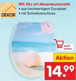 Netto Marken-Discount DEKOR WC Sitz mit Absenkautomatik Angebot