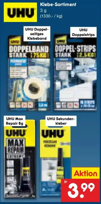 Netto Marken-Discount UHU Klebe-Sortiment Angebot