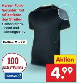 Netto Marken-Discount Herren Funktionsshirt mit reflektierenden Streifen Angebot