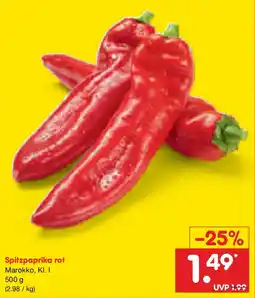 Netto Marken-Discount Spitzpaprika rot Angebot