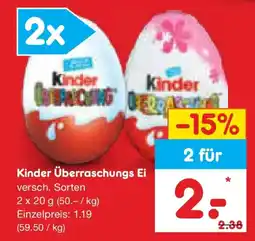 Netto Marken-Discount Kinder Überraschungs Ei Angebot