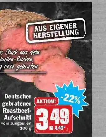 dodenhof Deutscher Gebratener Roastbeef Aufschnitt Angebot