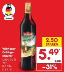 Netto Marken-Discount Wilthener Gebirgskräuter Angebot