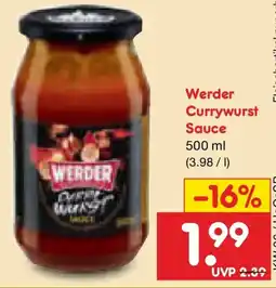 Netto Marken-Discount Werder Currywurst Sauce Angebot
