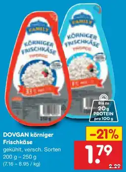 Netto Marken-Discount DOVGAN körniger Frischkäse Angebot