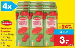 Netto Marken-Discount Beste Ernte Passierte Tomaten Angebot
