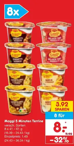 Netto Marken-Discount Maggi 5 Minuten Terrine Angebot