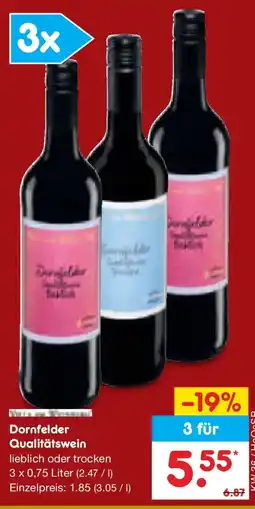 Netto Marken-Discount Dornfelder Qualitätswein Angebot