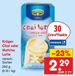 Netto Marken-Discount Krüger Chai oder Matcha Latte Angebot