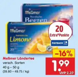 Netto Marken-Discount Meßmer Ländertee Angebot