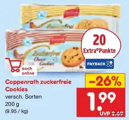 Netto Marken-Discount Coppenrath zuckerfreie Cookies Angebot