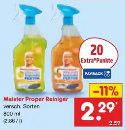 Netto Marken-Discount Meister Proper Reiniger Angebot